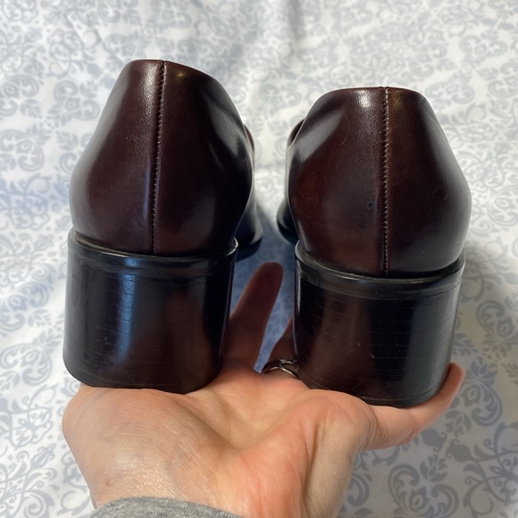 Franco Sarto Slip-On Loafers with Chunky Heel - Picture 6 of 16